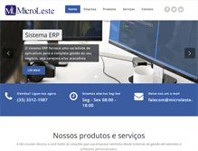 Tablet Screenshot of microleste.com.br